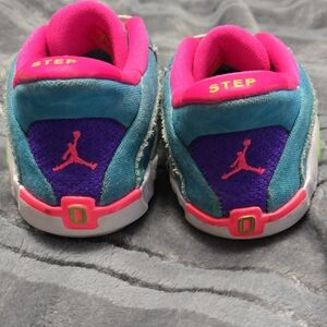 Kids Shoes Step Jordans - Pink and Blue